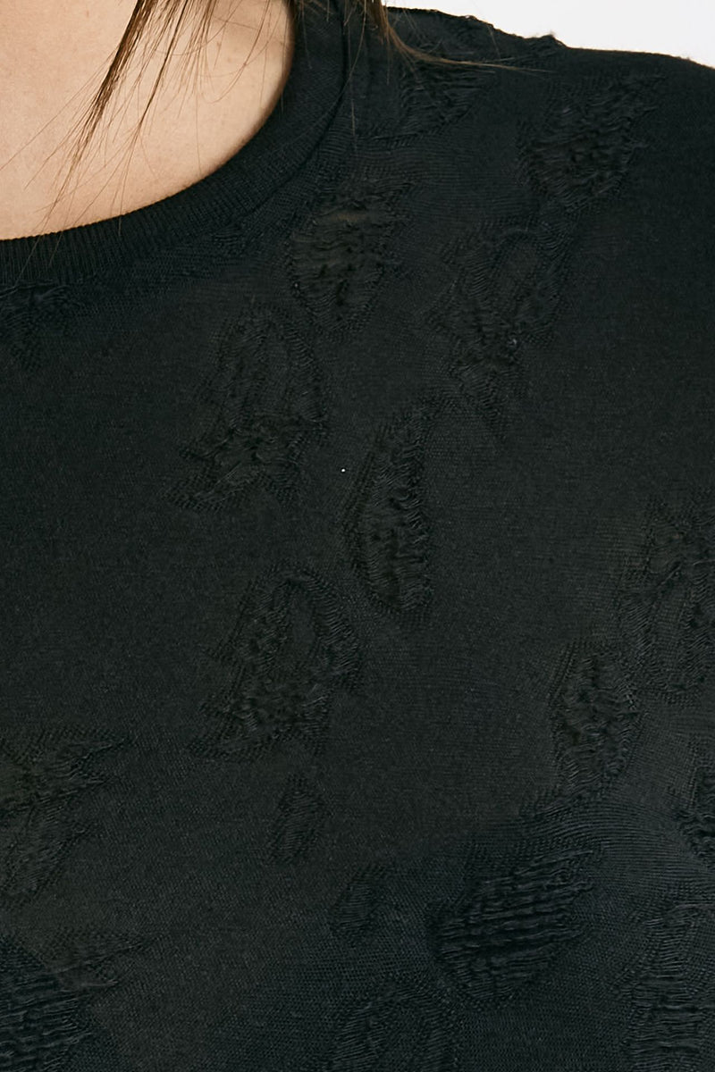 T-shirt girocollo lavorata nero women Iro - 5