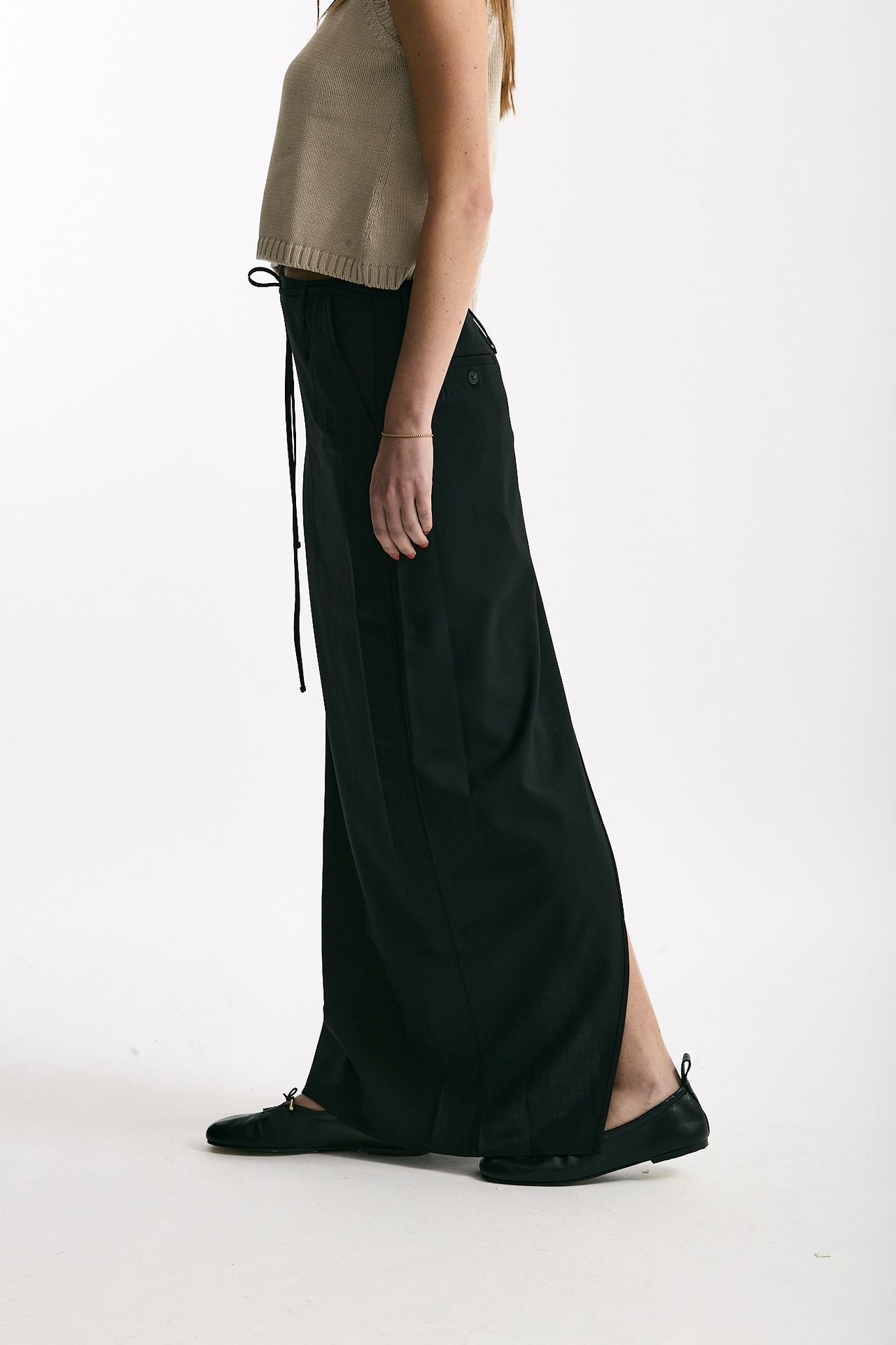 Gonna dritta a portafoglio nero women Iro - 2