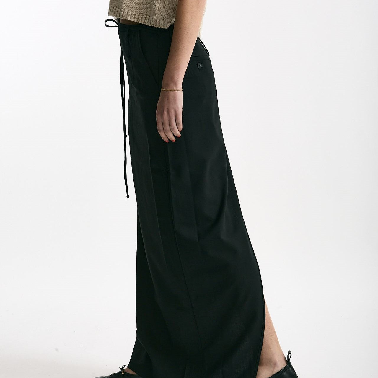 Gonna dritta a portafoglio nero women Iro - 8