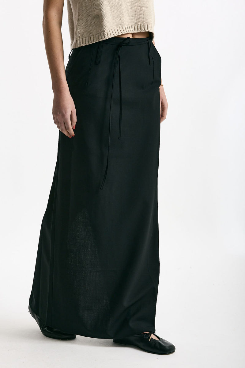Gonna dritta a portafoglio nero women Iro - 5
