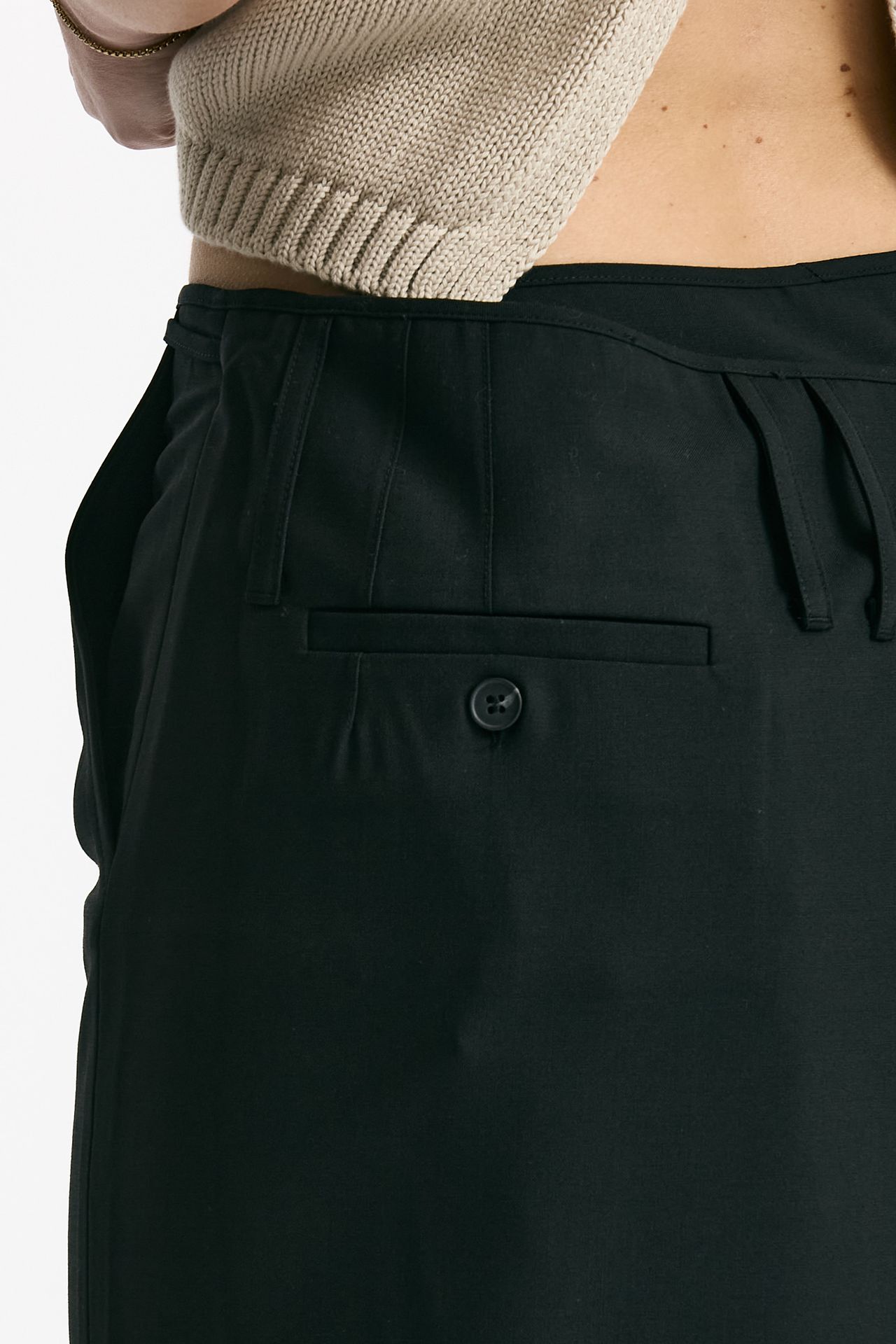 Gonna dritta a portafoglio nero women Iro - 7