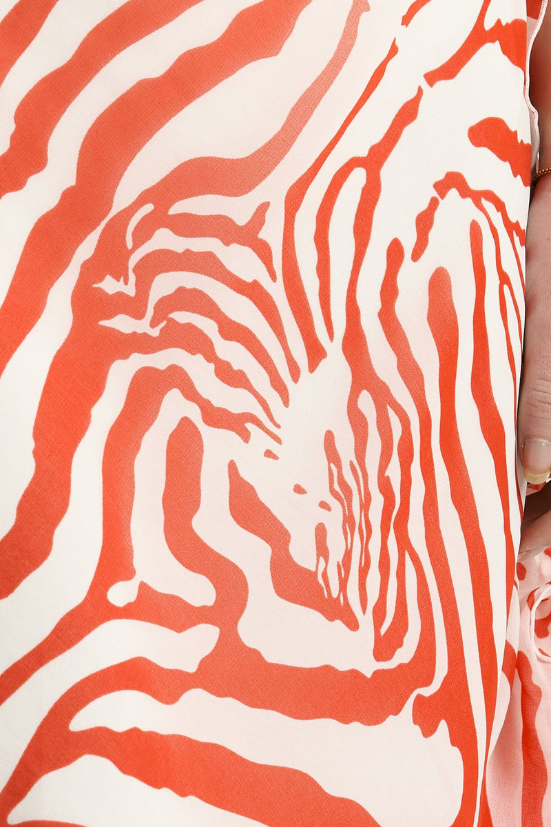 Gonna vita regolare in fantasia bianco e rosso women Iro - 6