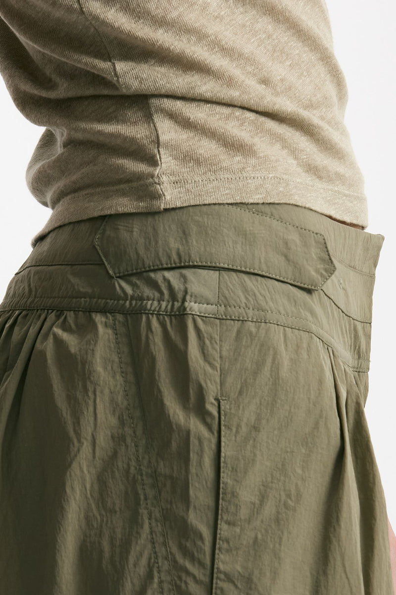 Pantalone vita regolare in tessuto tecnico verde women Iro - 5