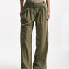 Pantalone vita regolare in tessuto tecnico verde women Iro - 6