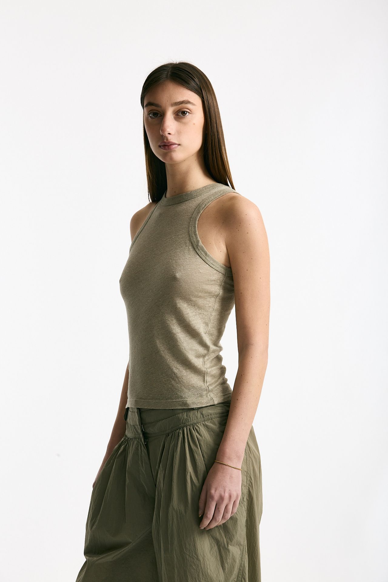 Top in lino verde women Iro - 2