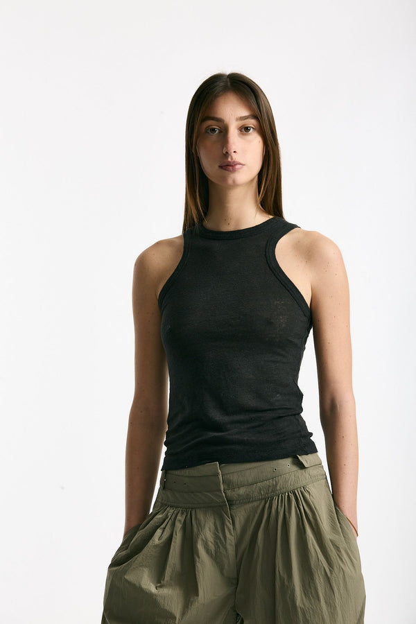 Top in lino nero women Iro