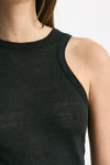Top in lino nero women Iro - 5