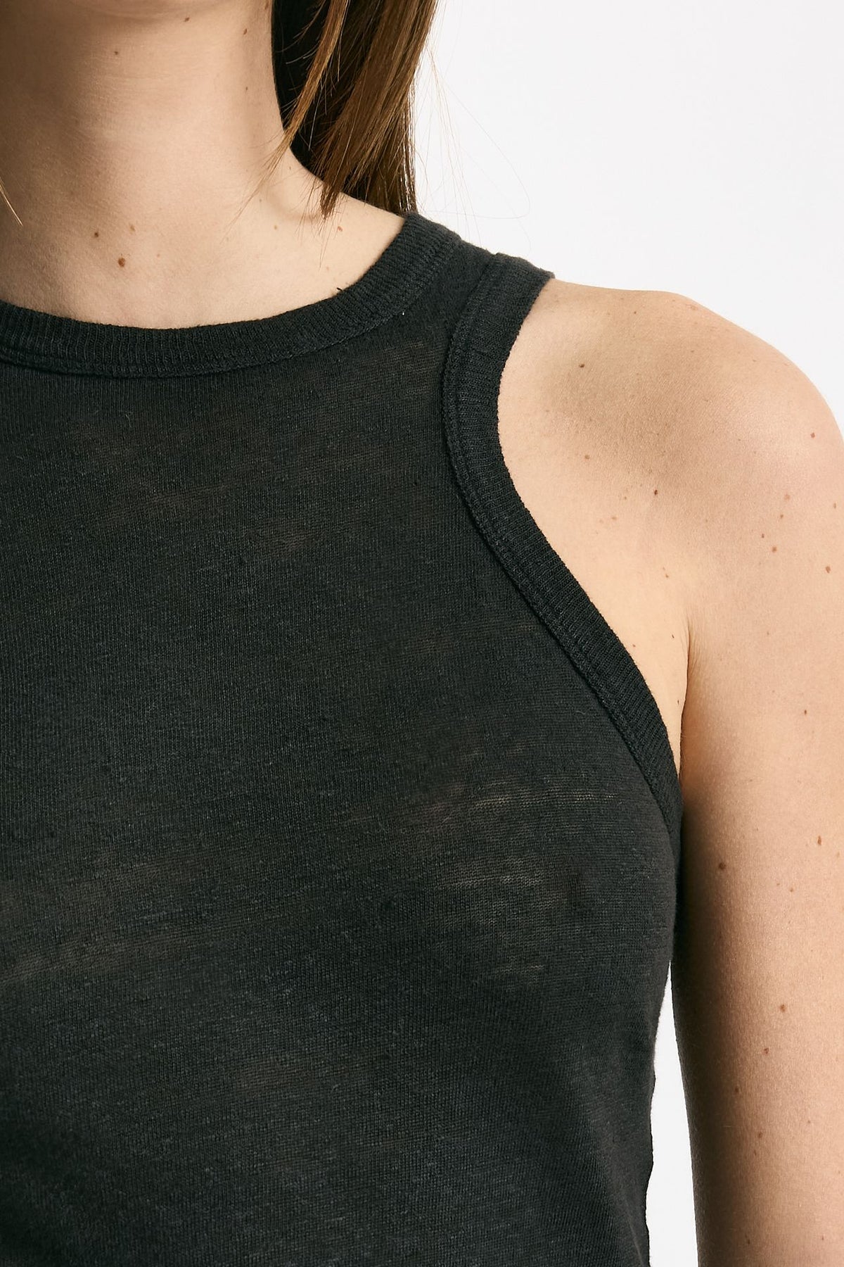 Top in lino nero women Iro - 5