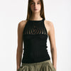 Top girocollo lavorato nero women Iro - 5