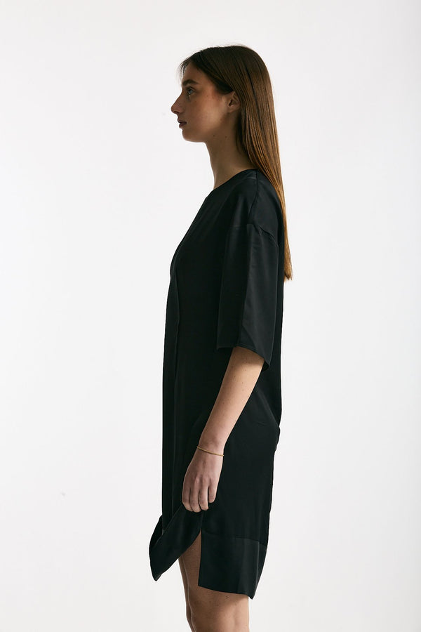 Abito girocollo in viscosa nero women Iro