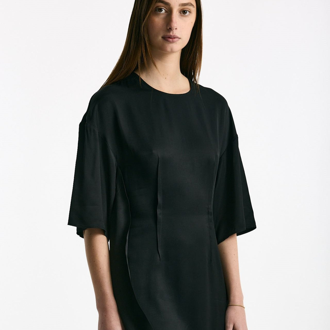 Abito girocollo in viscosa nero women Iro - 7