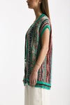 Cardigan jaquard Multicolor women Laneus - 3