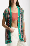Cardigan jaquard Multicolor women Laneus - 1