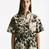 Camicia crop animalier women Laneus - 6