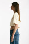 T-shirt crop panna women Laneus - 3