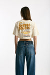 T-shirt crop panna women Laneus - 2