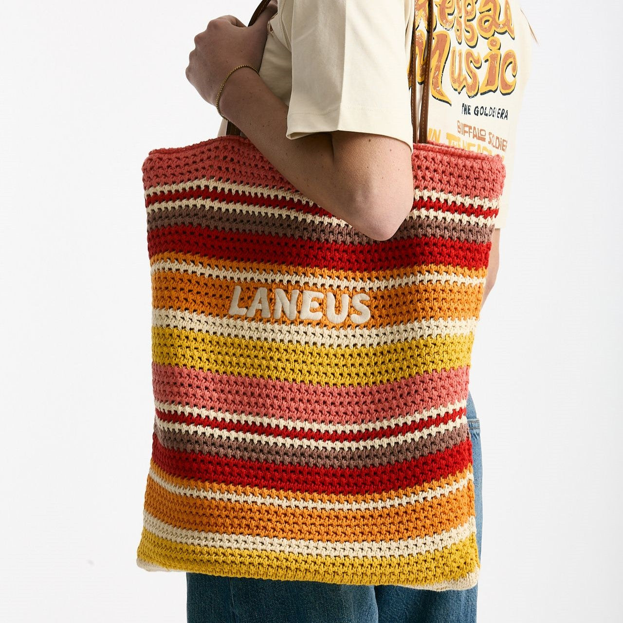 Borsa in maglia Multicolore women Laneus - 5