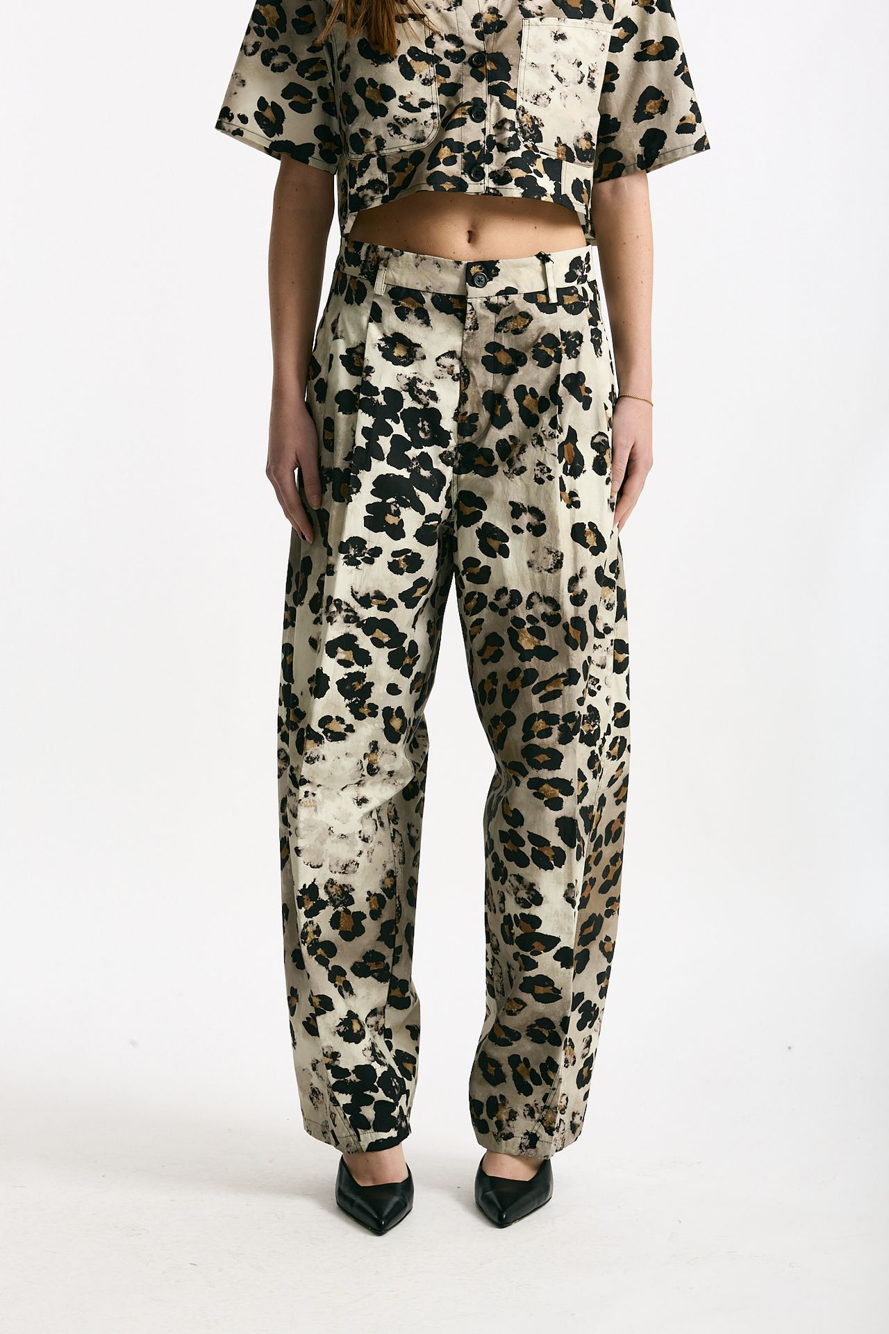 Pantalone animalier Vita alta women Laneus - 1