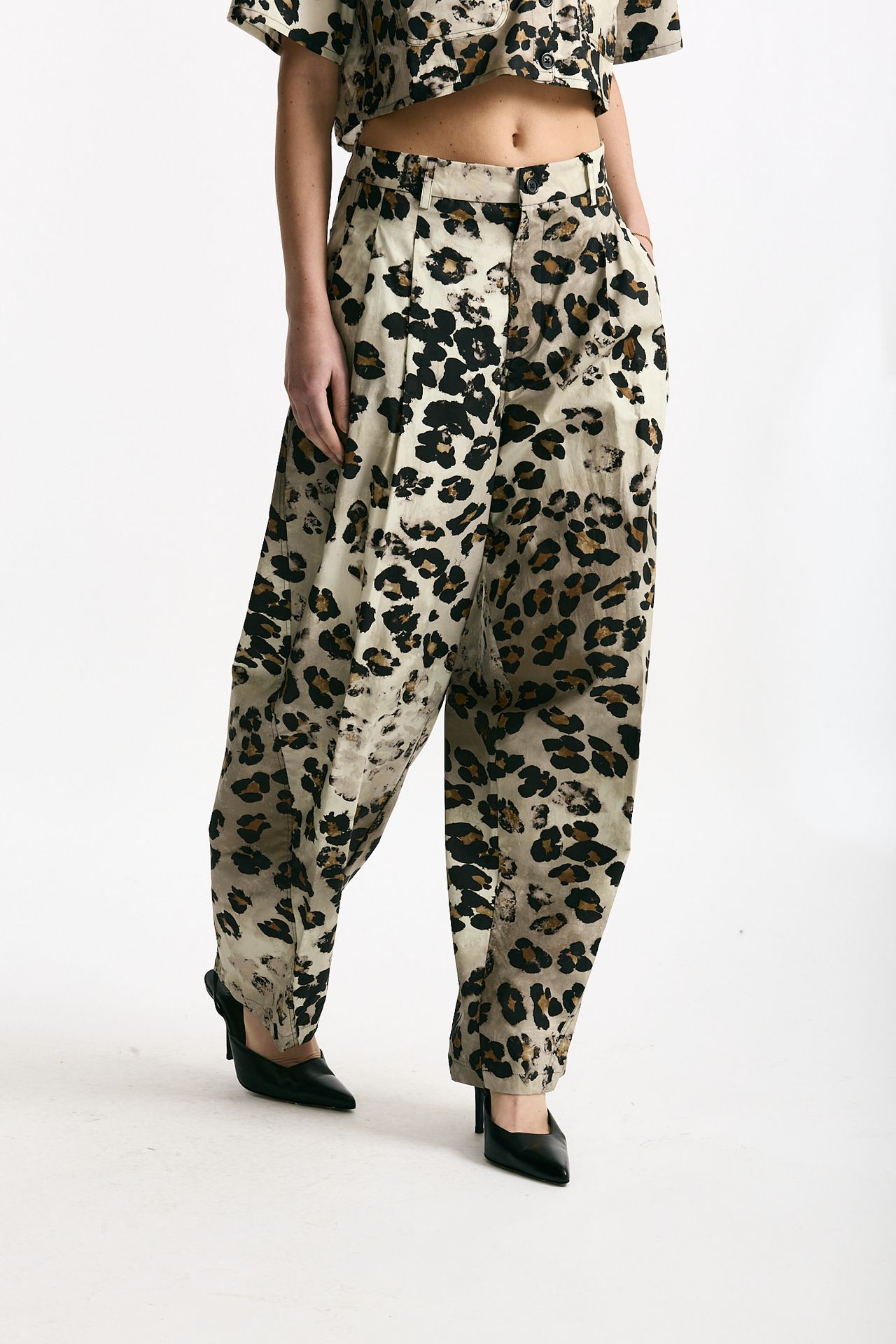 Pantalone animalier Vita alta women Laneus - 4
