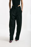 Pantalone morbido nero women Laneus - 2
