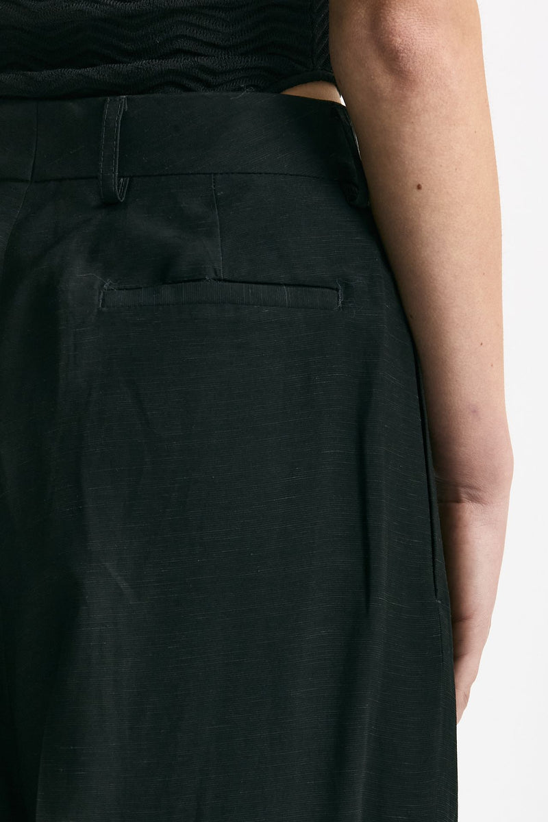 Pantalone morbido nero women Laneus - 6
