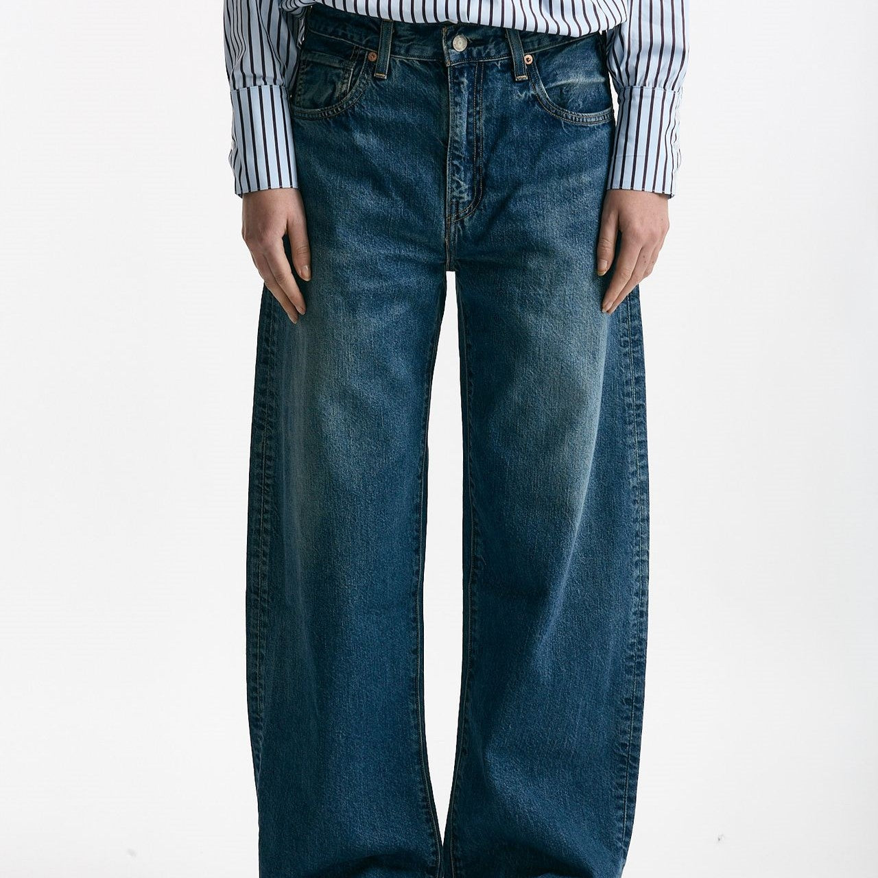 Jeans boyfriend BLU TAB lavaggio scuro vita alta women Levi's - 7