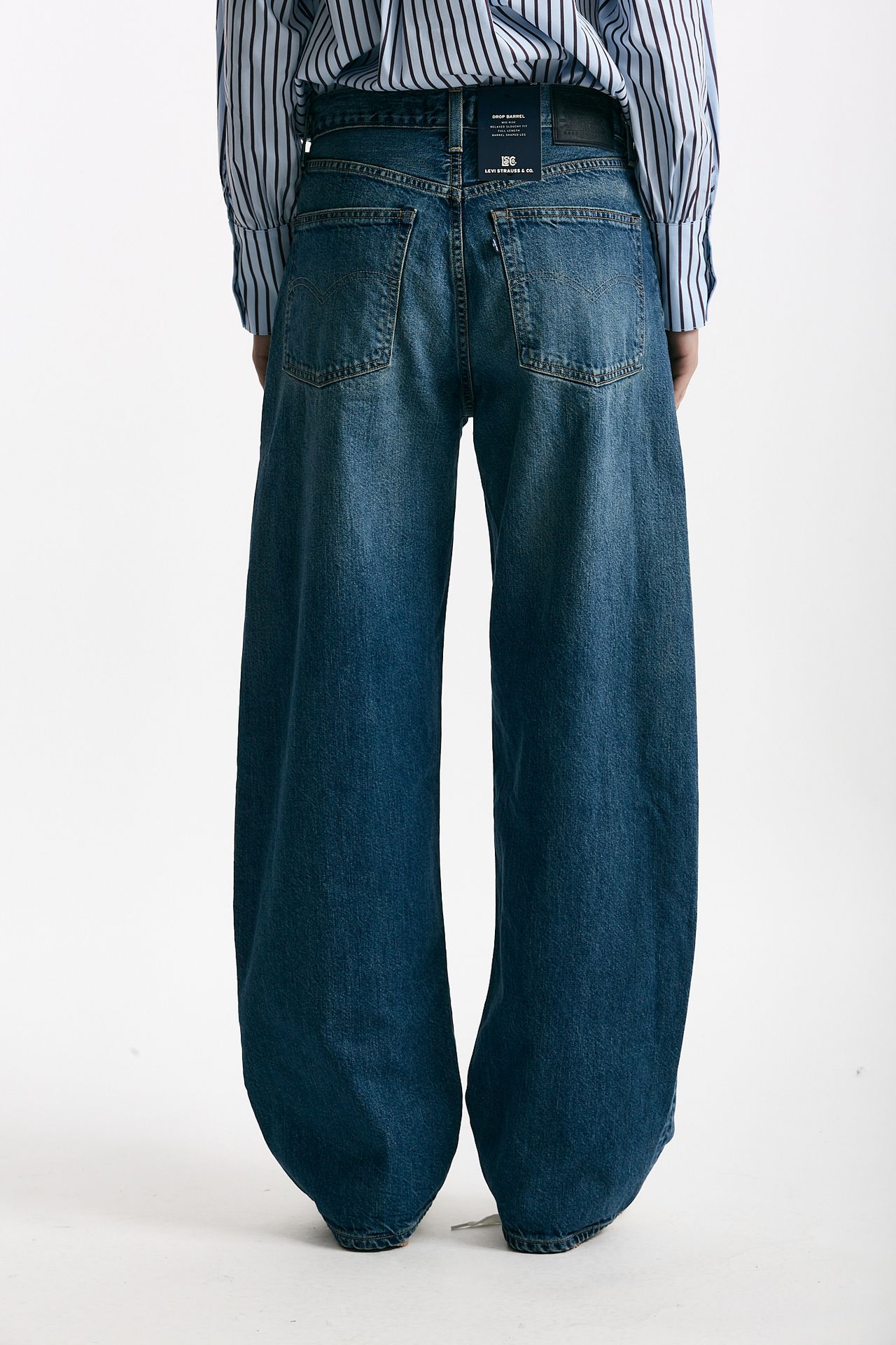 Jeans boyfriend BLU TAB lavaggio scuro vita alta women Levi's - 3