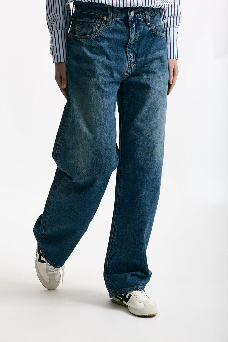 Jeans boyfriend BLU TAB lavaggio scuro vita alta women Levi's - 4
