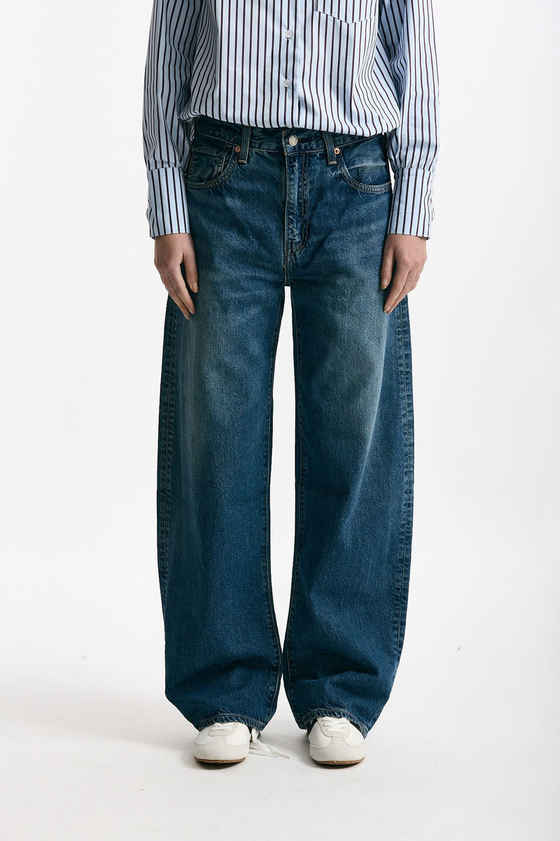 Jeans boyfriend BLU TAB lavaggio scuro vita alta women Levi's - 1