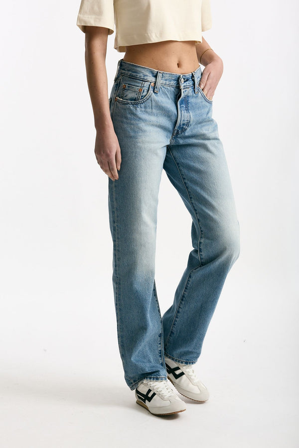 Jeans regular 501 lavaggio medio chiaro women Levi's