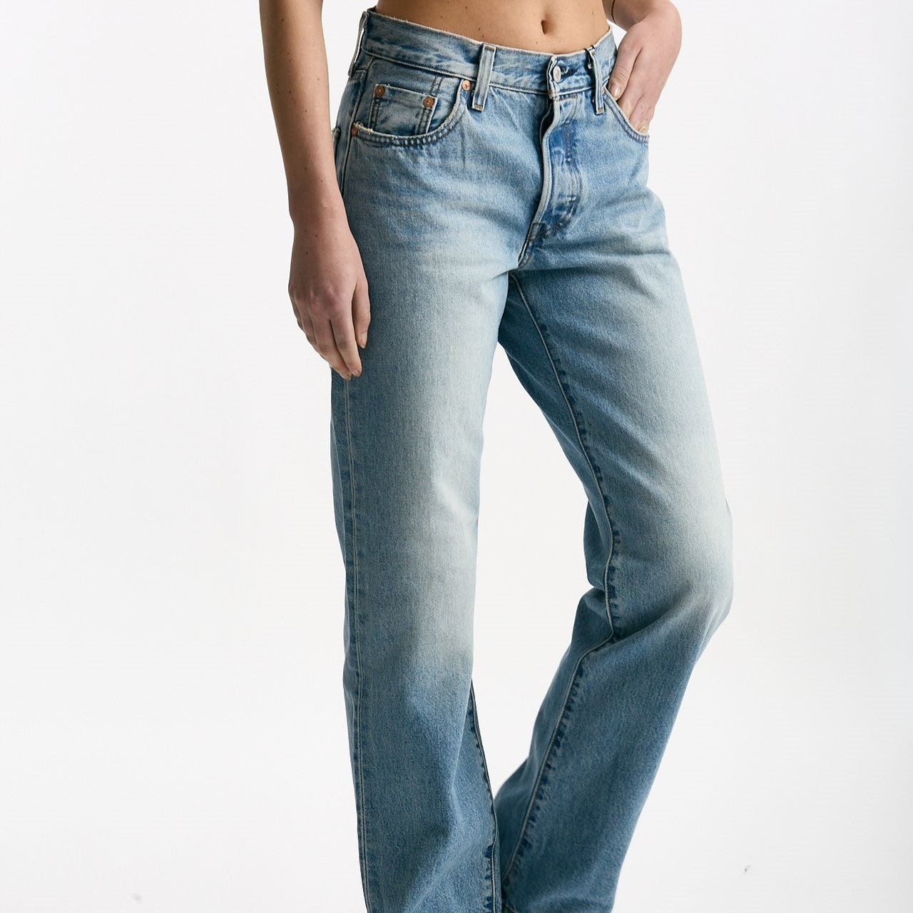 Jeans regular 501 lavaggio medio chiaro women Levi's - 6