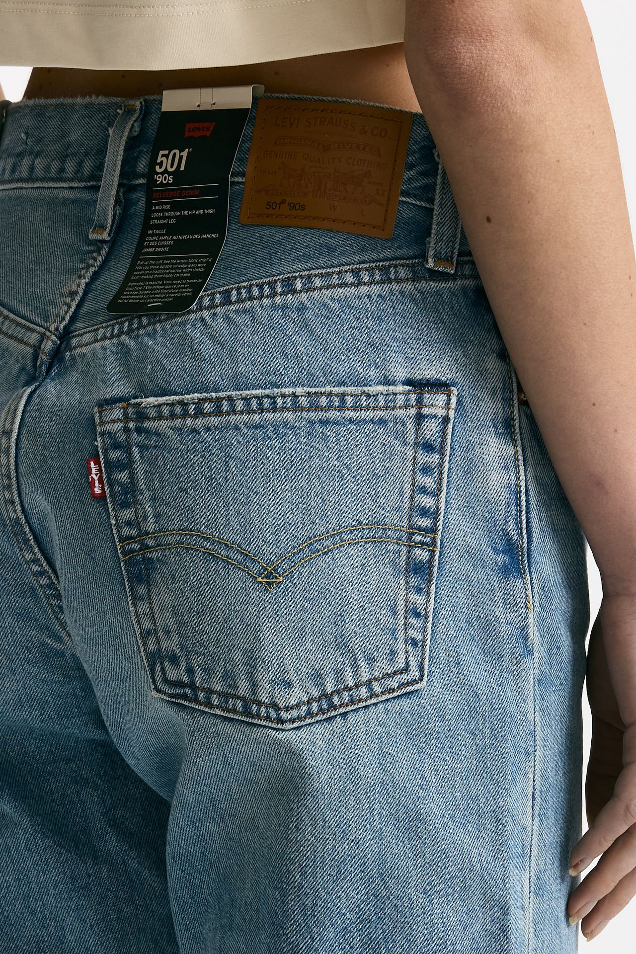 Jeans regular 501 lavaggio medio chiaro women Levi's - 5