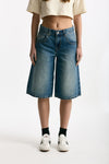 Bermuda in denim lavaggio medio scuro women Levi's - 1