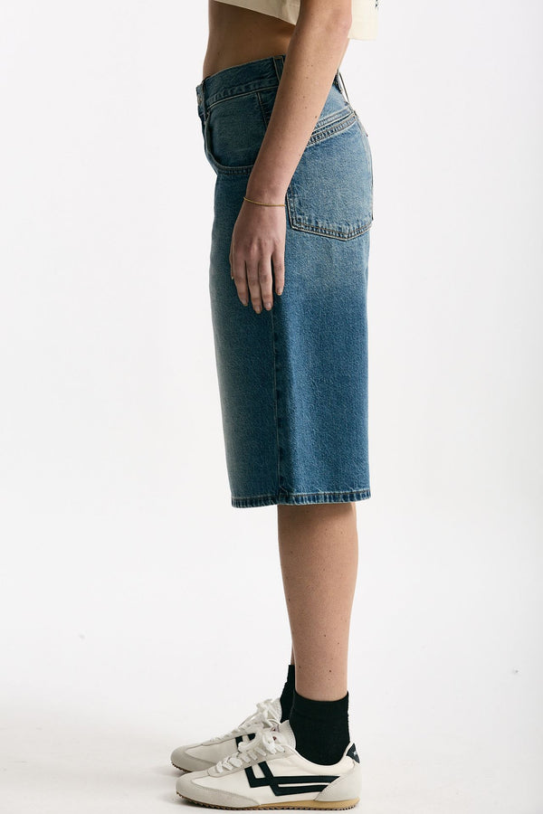 Bermuda in denim lavaggio medio scuro women Levi's