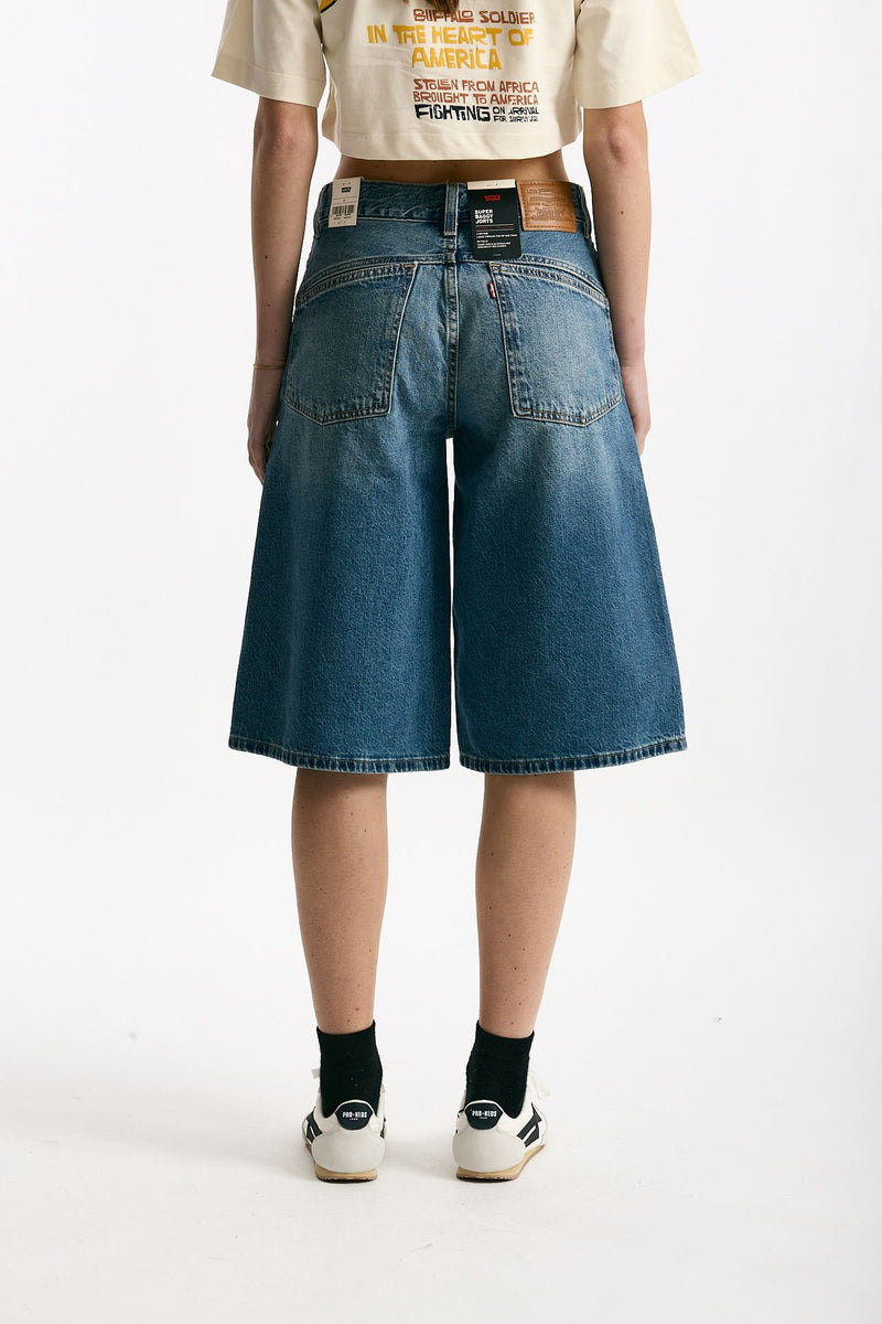 Bermuda in denim lavaggio medio scuro women Levi's - 3