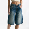 Bermuda in denim lavaggio medio scuro women Levi's - 7