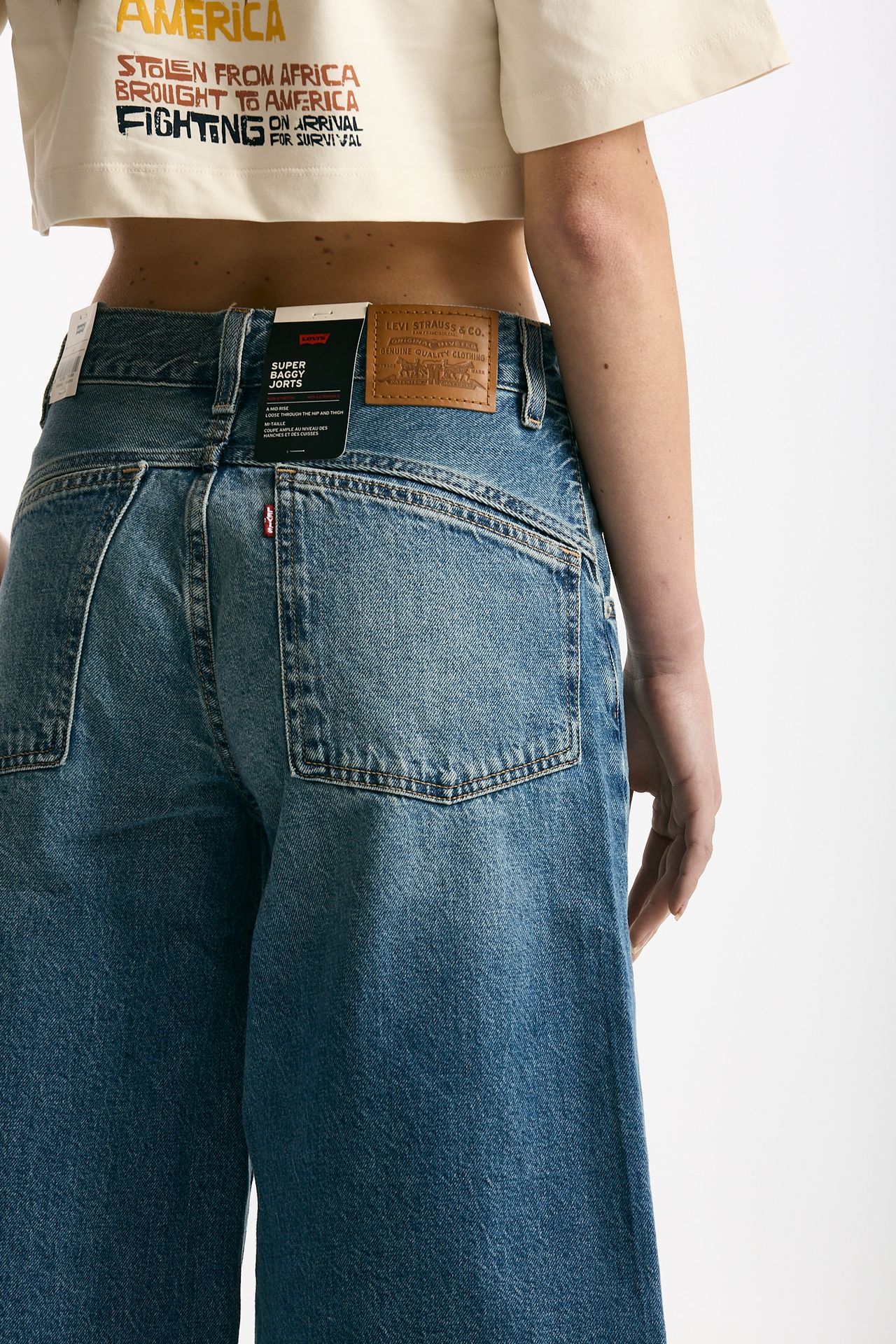 Bermuda in denim lavaggio medio scuro women Levi's - 6