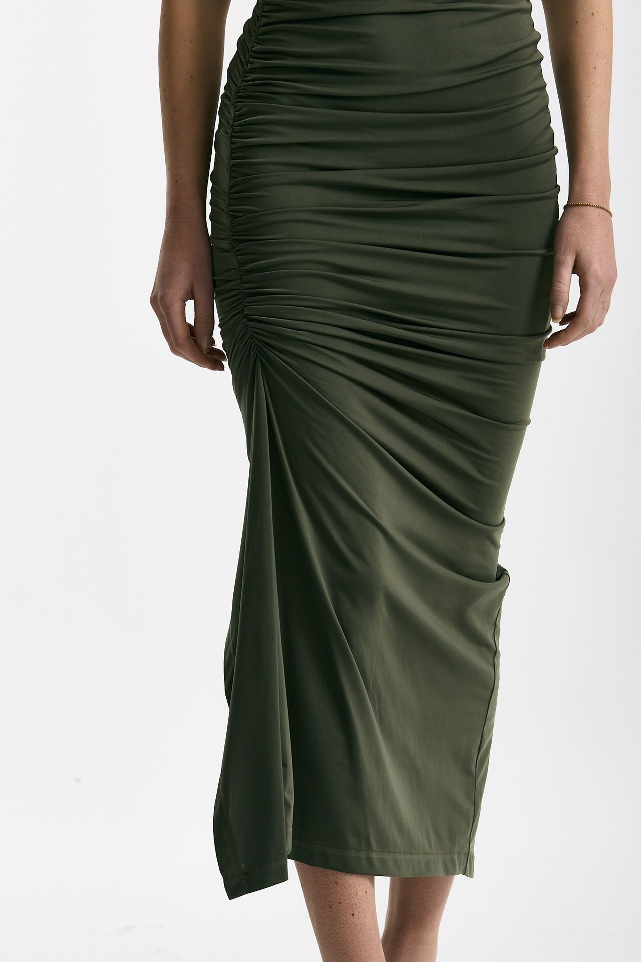 Abito stretch verde oliva women Marsēm - 4