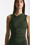 Abito stretch verde oliva women Marsēm - 5
