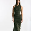 Abito stretch verde oliva women Marsēm - 7