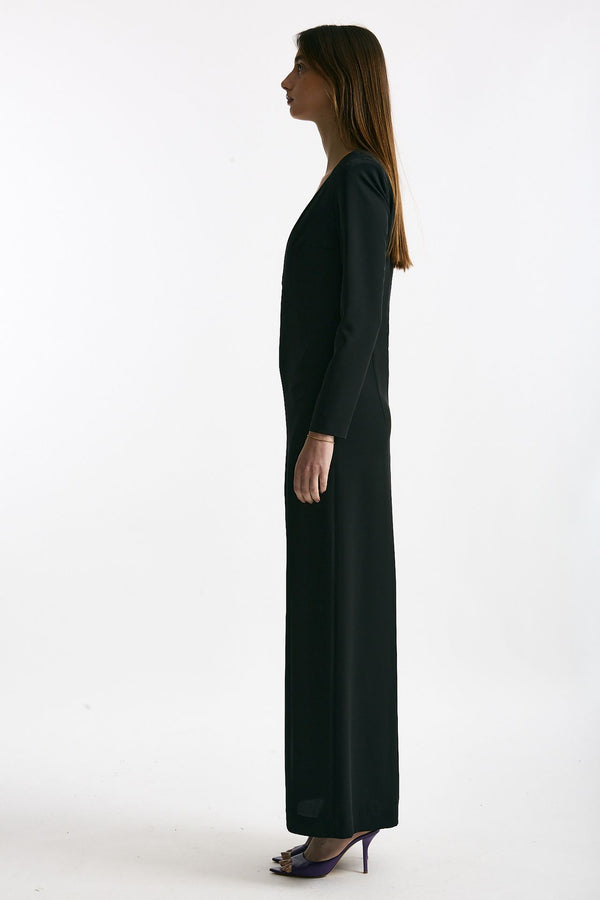 Abito lungo nero women Marsēm