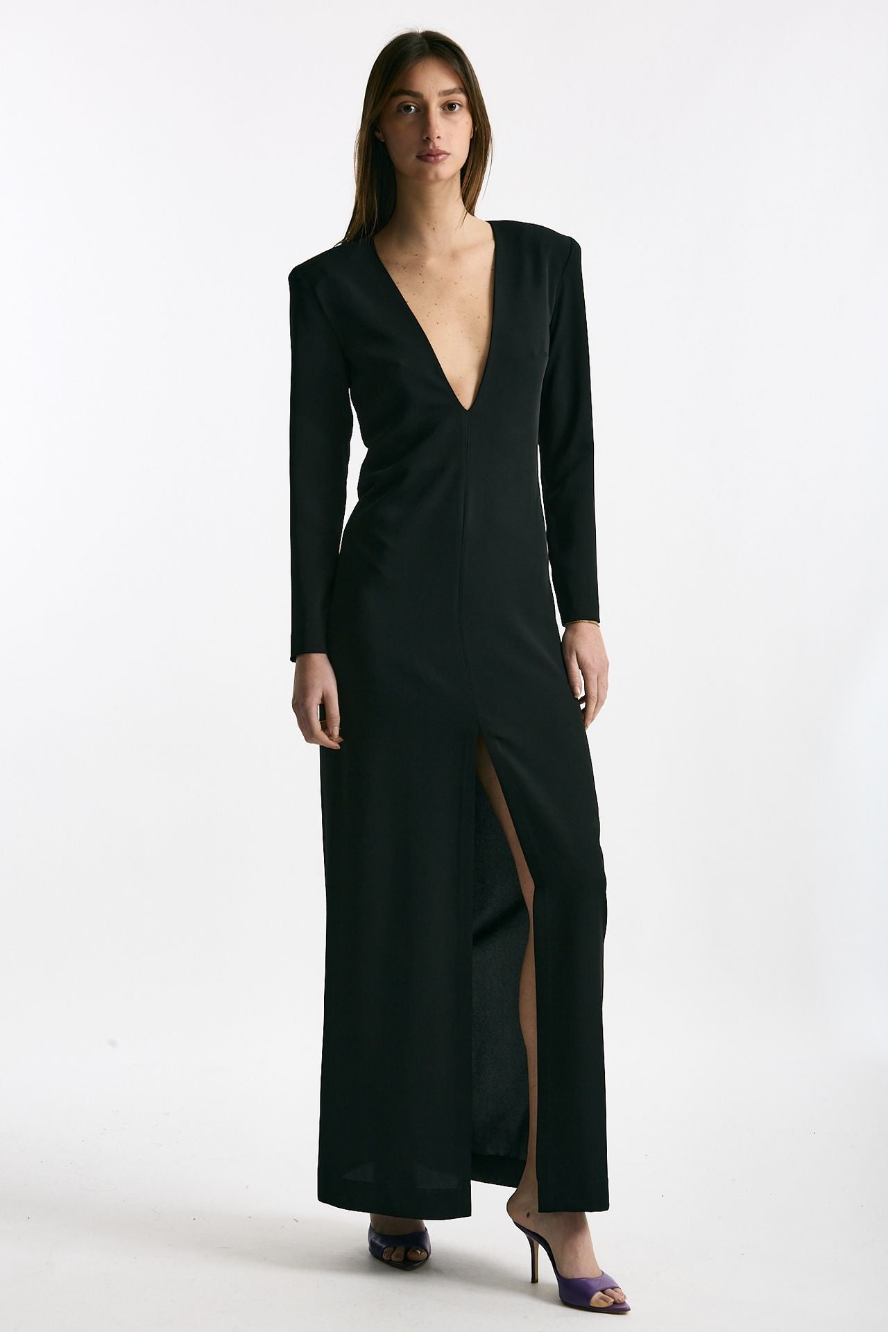 Abito lungo nero women Marsēm - 4