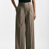 Pantalone vita alta ampio beige women Marsēm - 7