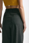 Pantalone ampio grigio gessato women Marsēm - 6