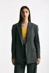 Blazer over grigio gessato women Marsēm - 7