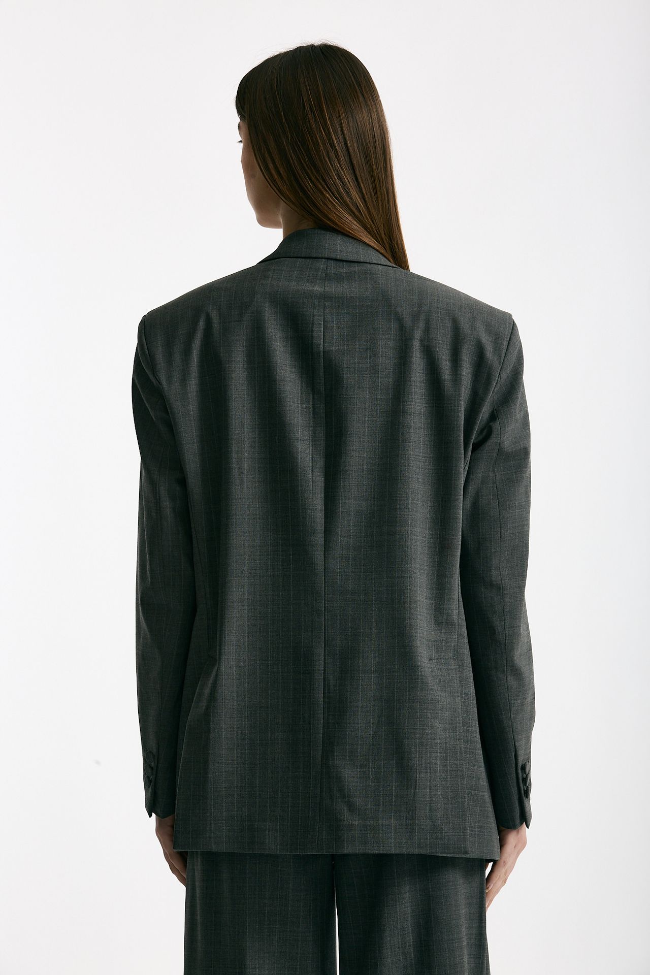 Blazer over grigio gessato women Marsēm - 4