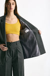 Blazer over grigio gessato women Marsēm - 5
