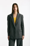 Blazer over grigio gessato women Marsēm - 6