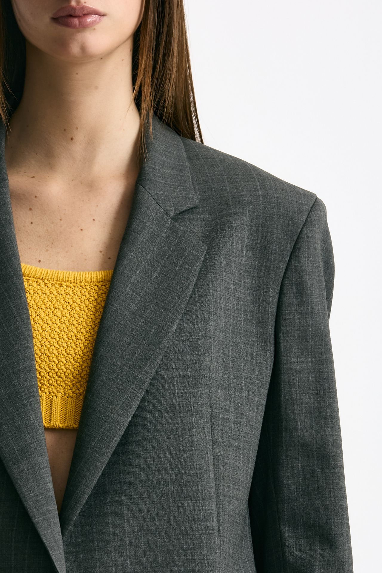 Blazer over grigio gessato women Marsēm - 8