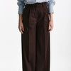 Pantalone vita alta ampio burgundy women Marsēm - 7